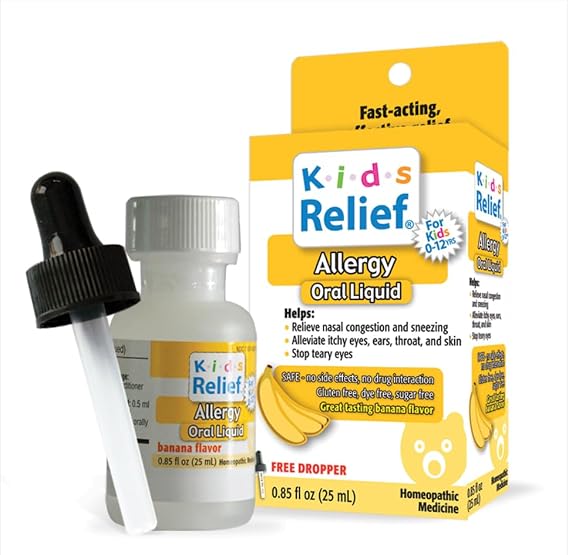 Kids Relief Allergy Oral Liquid Formula for Kids 0-12 Years, 25 mL
