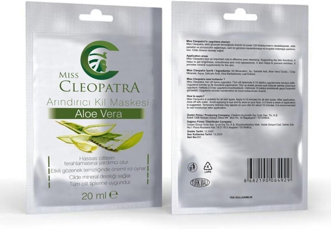 20 Ml Kil Maskesi - Aloe Vera