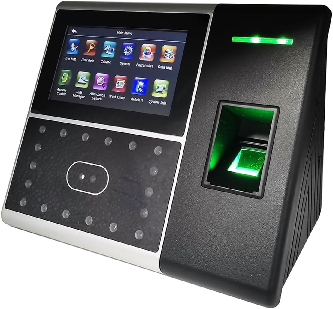 WiFi Biometric Face Attendance System Fingerprint Employee Attendace Management Electronic Time Clock Device for Small Businesses