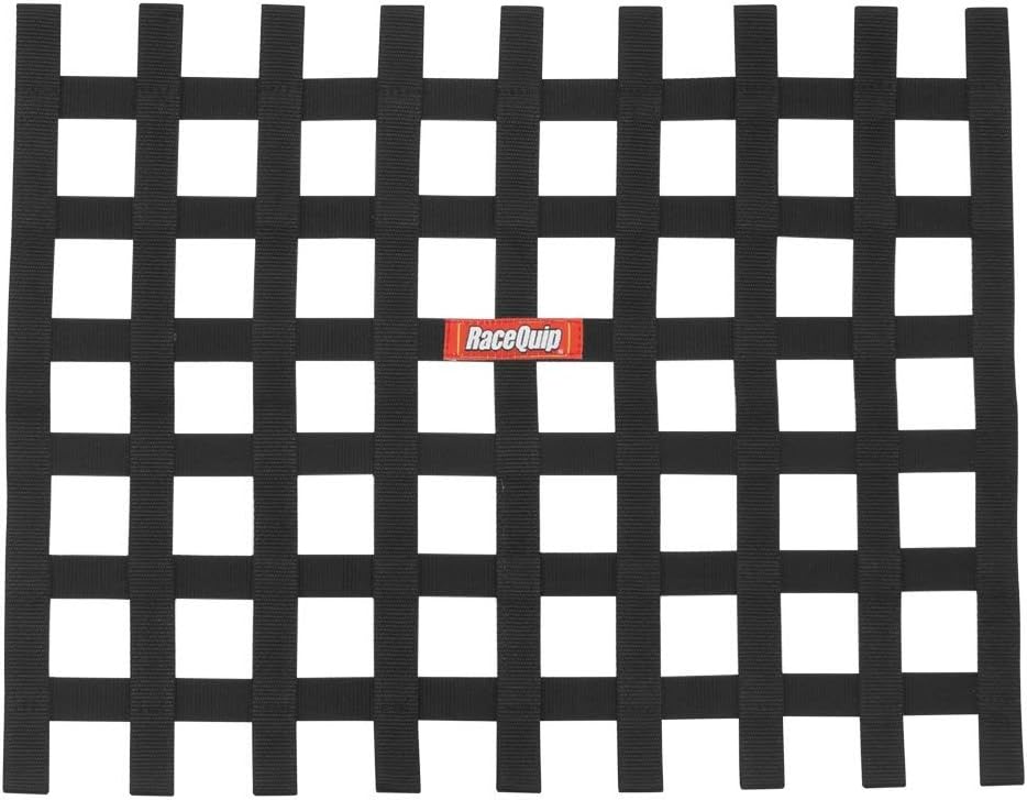 RaceQuip® 721005RQP Window Net 1 in Webbing - 18 x 24 in Rectangle - Black