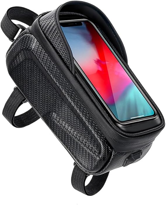 Bike Frame Bag for Trek 7300 2012 Phone Holder for Bike, Bike Phone Mount, Bicycle Accessories, Rain-Resistant Storage for Road Bikes & Biking Gear