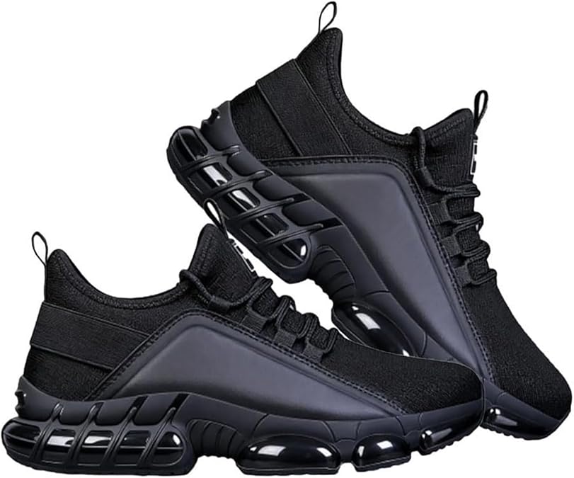 Steel Toe Shoes for Men Women Lightweight Non-Slip Safety Shoes Construction Industrial Work Tennis Shoe Comfortable Slip On Walking Sneakers