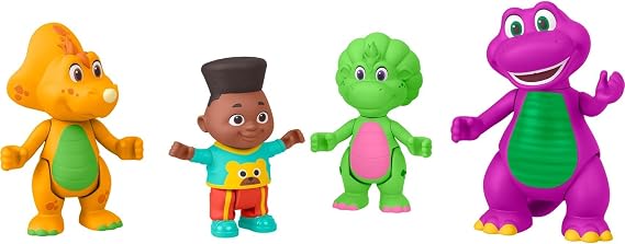 Barneys World Toddler Toys by Fisher-Price, Hey Friends Pack with four figures to make up adventures, Kids Ages 2+ Years