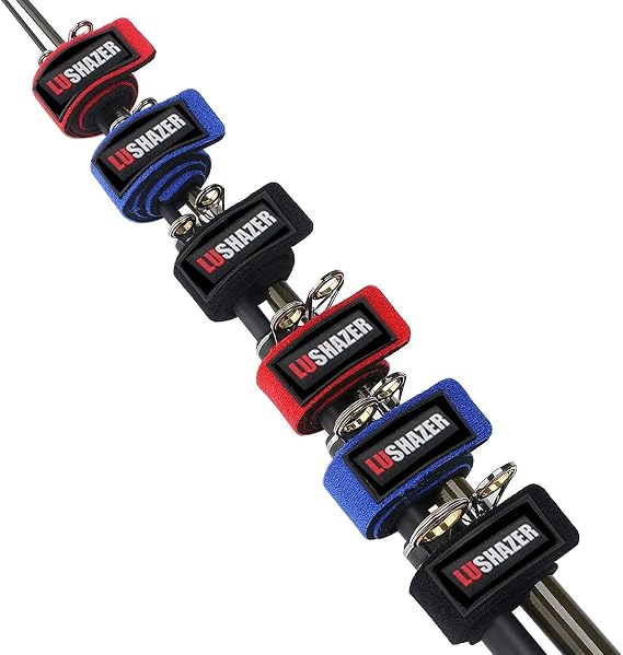 CYSKY Fishing Rods Belt Stretchy Rod Straps Fishing Tackle Ties Cable Fishing Rod Holders Fit for Casting Rods, Spinning Rods and Fly Rods (5 Color, 10 pcs)