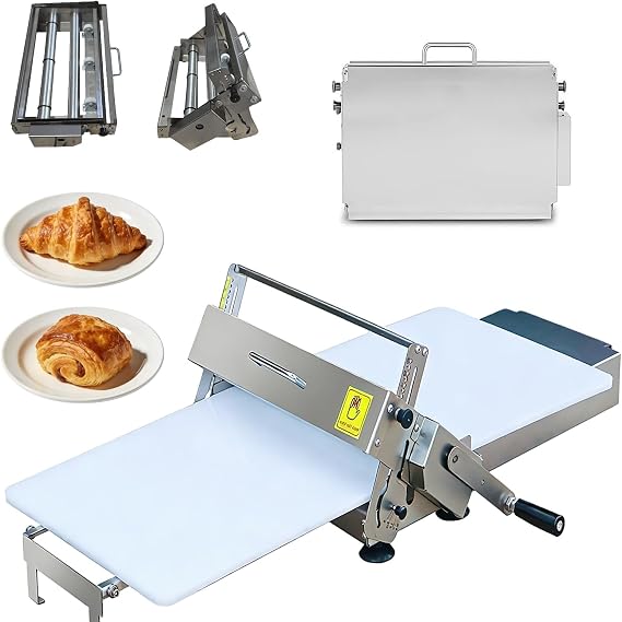 This Upgraded, Foldable Manual Noodle Maker Features An Adjustable Dough Sheet Thickness Range And Is Suitable For Both Home And Small-scale Commercial Use(300)