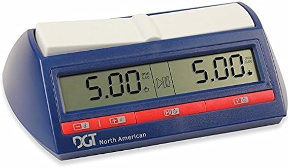 DGT North American Chess Clock and Game Timer | 22 preset timing modes, delay functions, large display
