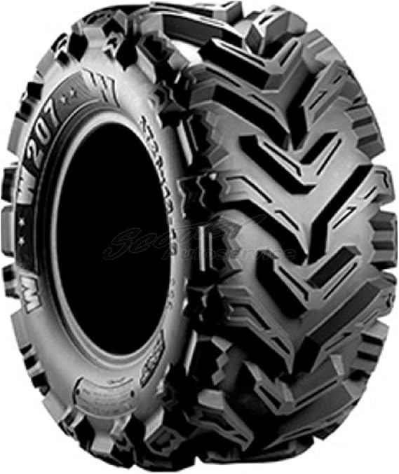 BKT W207 AT22X8-10 TL 6 | ATV & UTV All Terrain All Season Traction 36J Rated 6 Ply Bias Construction Black Sidewall Tire