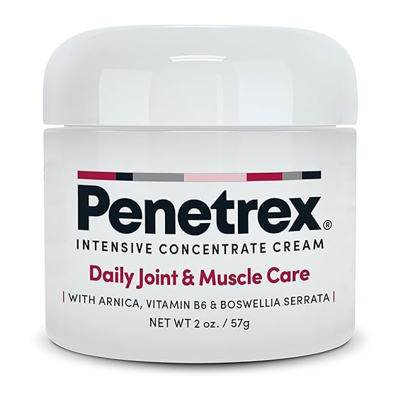 Penetrex Daily Joint & Muscle Care Cream Soothing Botanical Formula with Arnica, Vitamin B6 & MSM Lightweight Fast-Absorbing Cream for Everyday Movement - Non-Greasy - Light Scent- 2 oz