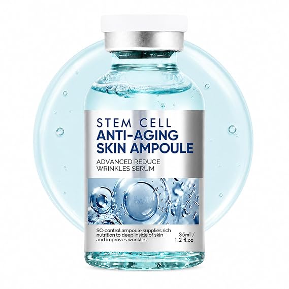 Stem Cell Serum for Face, Anti Aging Face Serum to Smooth Wrinkles,35 ML | Intensive Repair Ampoule for Hydration & Revitalization