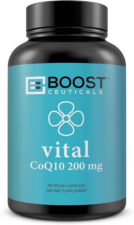 CoQ10 200mg Vegan Capsules with BioPerine - Ubiquinone, 90 Day Supply