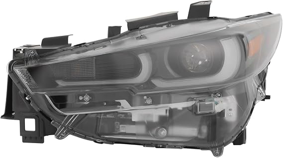 Headlights with LED DRL and AFS Assembly for 2022-2023Mazda CX-5 w/Factory LED Models Only,Driver Side Led Head Light Lamp,Black Housing Front Headlight (Left)