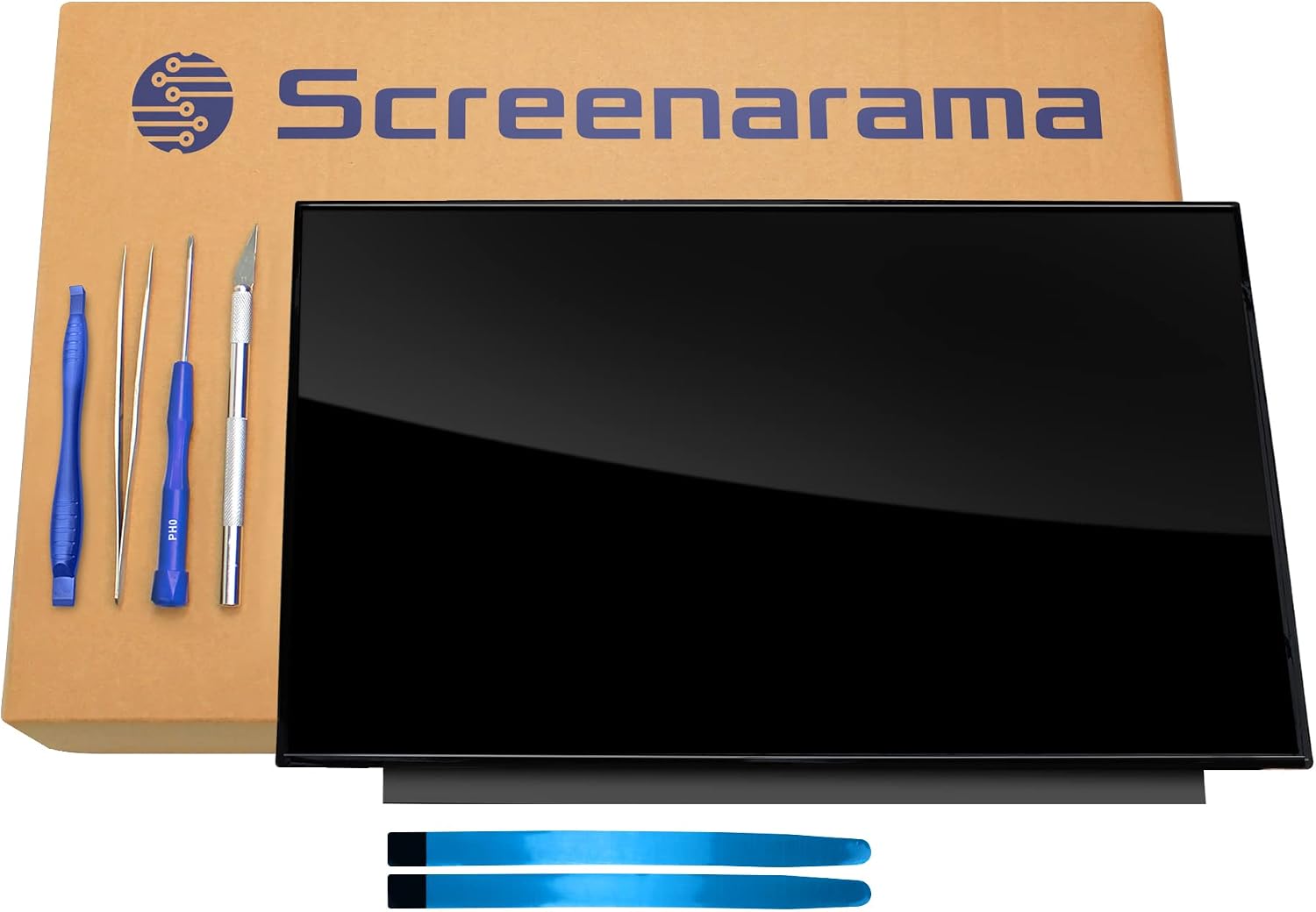 SCREENARAMA New Screen Replacement for ASUS VivoBook M413D M413DA, FHD 1920x1080, IPS, Glossy, LCD LED Display with Tools