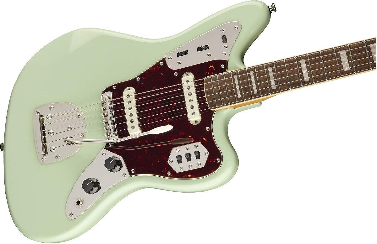 Squier Classic Vibe 70s Jaguar Laurel Keyboard Surf Green Electric Guitar