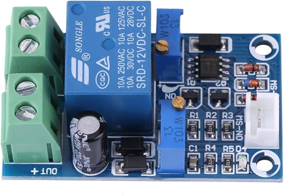 Marhynchus Undervoltage Board Low Voltage Cutoff 12V Low Voltage Auto Cut Off Switch Recovery Battery Module Low Voltage Cutoff