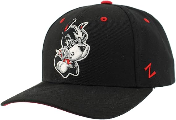 ZHATS NCAA Unisex-Adult NCAA Officially Licensed Snapback Hat Competitor Black