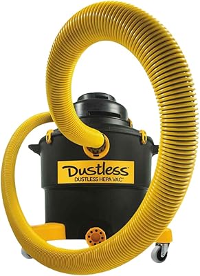 Dustless Technologies D1606 True HEPA Shop Vac-Wet and Dry Vacuum. Commercial, Contractor, Professional, Home use Vacuum
