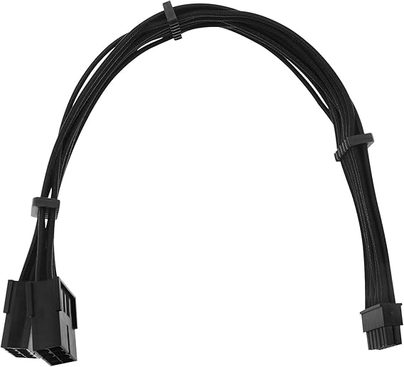 SING F LTD Graphics Card Power Extension Cable 12 Pin to Dual 8 Pin GPU Connector Compatible with RTX 3000 Series PCIE Graphics Card 3060ti 3070 3080 FE Funder Edition Black