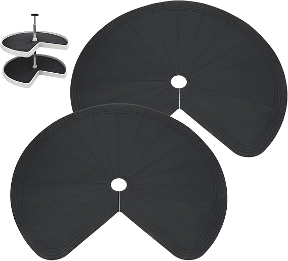 Lazy Susan Shelf Liner 27" Silicone Lazy Susan Liner 2PCS