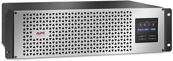 APC Smart-UPS, SMTL1500RM3UC 3U Rack Back-UPS, 1440 VA Backup Battery Power Supply, 6 x NEMA 5-15R, SmartConnect Port, SmartSlot, AVR, LCD Screen Bundled with 16GB USB Storage