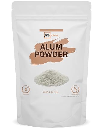 mGanna 100% Natural Alum Powder for Skin and Health Care 908 gms  2 lbs