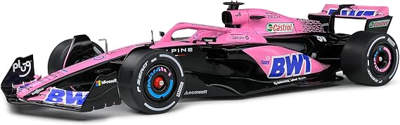 Solido 1:18 Scale Diecast - Alpine A523 Presentation Version Pink 2023 Model S1808806