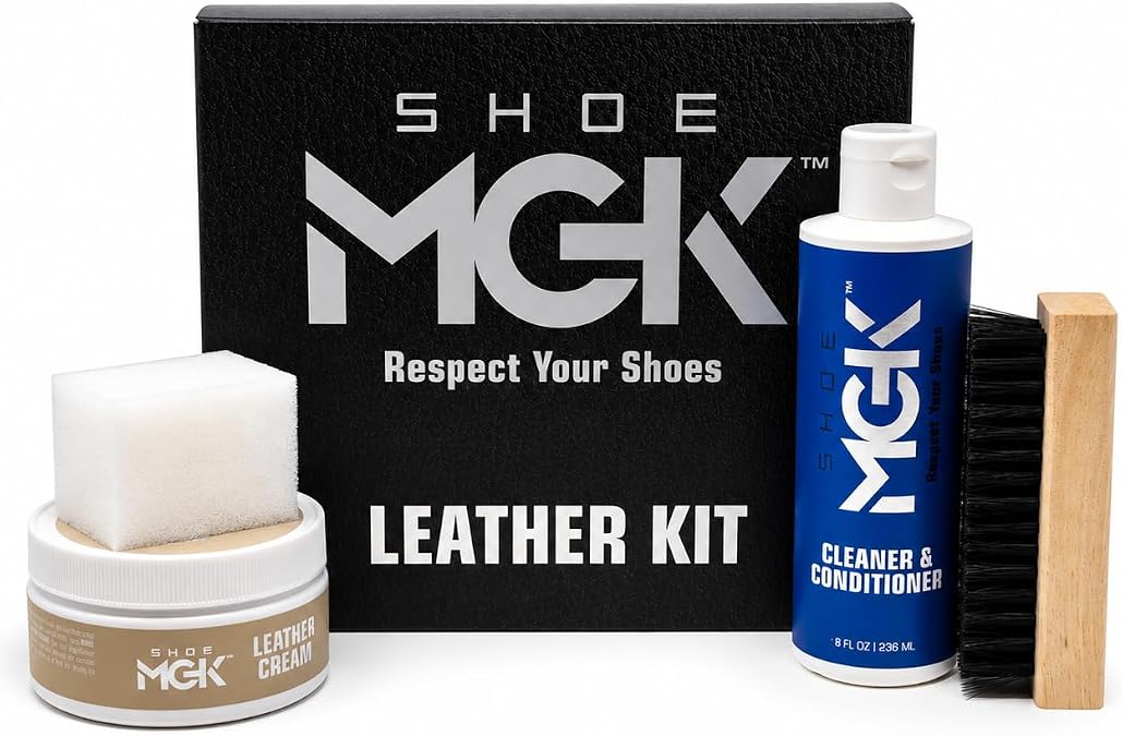 Shoe MGK Leather Care Kit for Restoring and Maintaining Leather Shoes