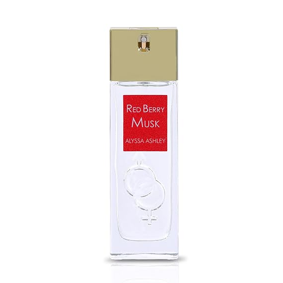 Alyssa Ashley Red Berry Musk - Perfume for Women - Musk and Vanilla Perfume with Bergamot, Jasmine, Magnolia - Elegant Women's Fragrances - 1.7 oz