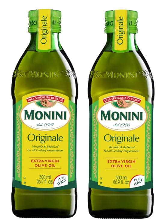Monini Extra Virgin Olive Oil, 16.91 oz, Pack of 2