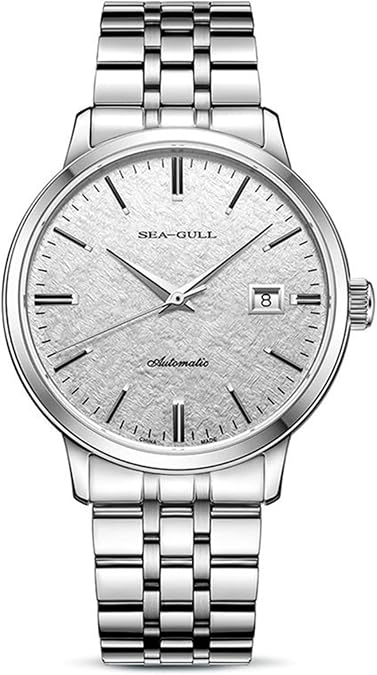SEA-GULL Minimalist Men Business Watch Glacier Design Waterproof Male Wristwatch Seagull ST2130 Stainless Steel Sapphire Glass 6165