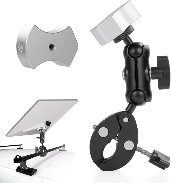 Starlink Mini Roof Mount,Gen 3 RV Ladder Mount, Adjustable for RV/Yacht/Camper/Guardrails, Starlink Mini Accessories Kit, Compatible with Original Pipe Adapter