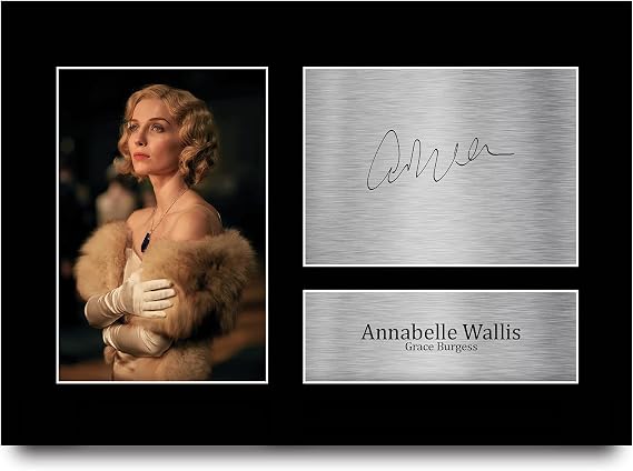 HWC Trading A4 Annabelle Wallis Peaky Blinders Grace Geschenke Gedruckt Signiert Autogramm Bild Für Fernsehshow Fans