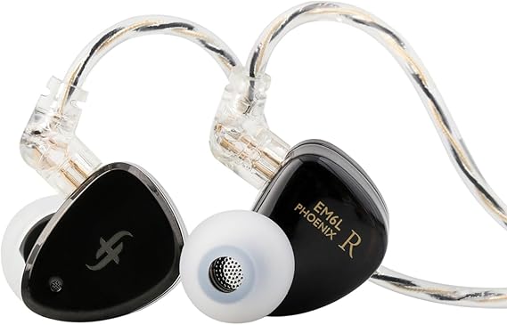 Linsoul SIMGOT EM6L 1DD + 4BA Hybrid Driver in-Ear Monitor & Gaming Earbuds