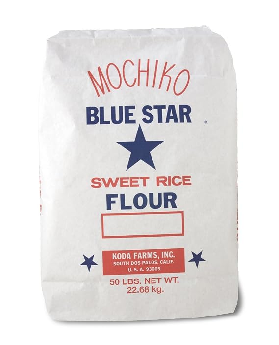 Koda Farms Mochiko Sweet Rice Flour, Blue Star, 50 Pound