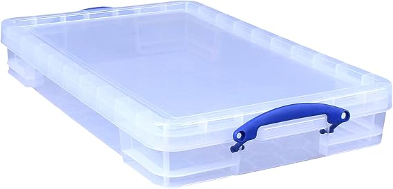 Really Useful Box Plastic Storage 20 Litre Clear
