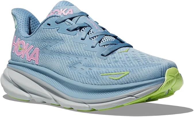 Hoka Women's Clifton 9 Shoes (Dusk/Pink Twlight US Size 9.5) | Road Running Shoes