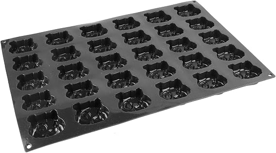 FX 01001 Flexipan Inspiration Baking Mat with 30 Panda-Head Cavities, Each 2-1/2 Inch x 3 Inch x 1 Inch High