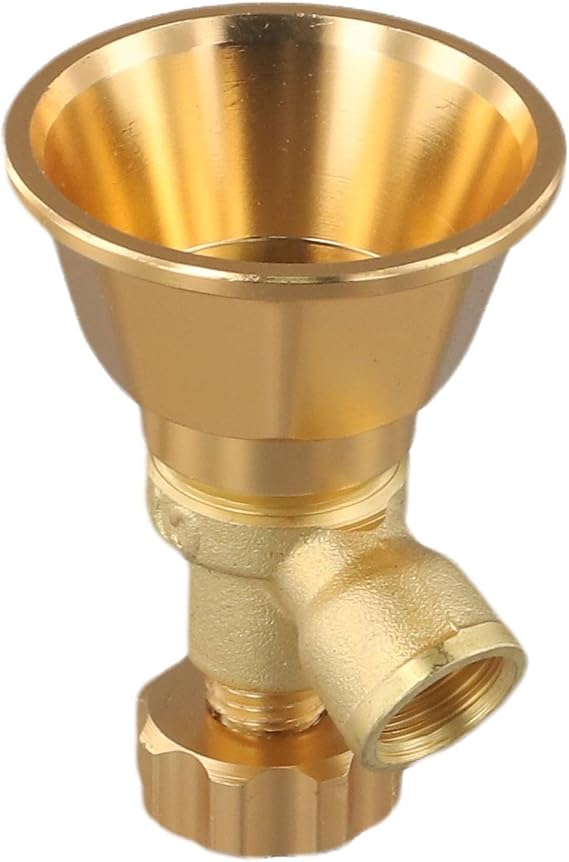 Adjustable High Pressure Air For Vortex Spray Nozzle for Agricultural Irrigation Copper Material 68mm Long Atomizing Nozzle