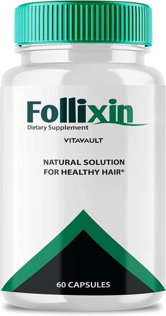Follixin Hair Growth Capsules, Follixin Hair Health Supplement Pills - Maximum Strength, Follixin Hair Nurture, Strengthen & Revitalize with All Natural Formula, Follixin Support Reviews (60 Capsules)