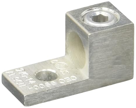 Morris 90716 Aluminum Mechanical Lugs One Conductor - One Hole Mount 1/0- No.14 Awg Bulk Box, 1000 Pack