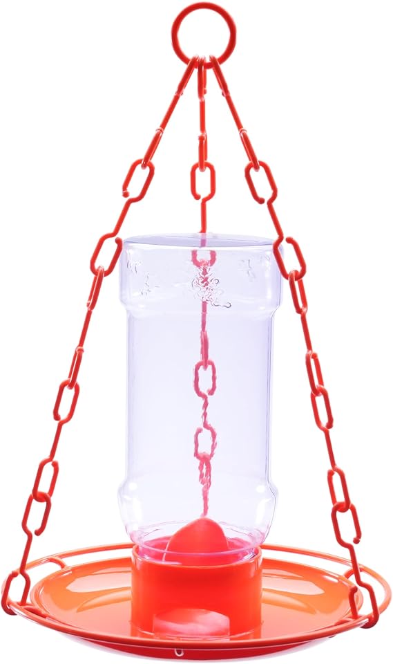 Perky-Pet Wild Oriole Jelly Bird Feeder, 32oz Capacity | Built-in Stirrer with Large Circular Feeding Tray, Wraparound Perch, Outdoor Garden Decor for Backyard Birding & Wildlife