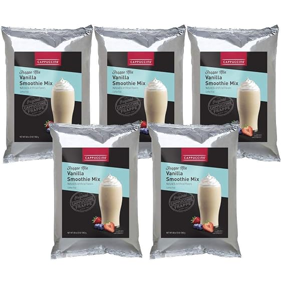 Cappuccine 71637-9 Vanilla Smoothie Mix (SET OF 5 PER CASE)