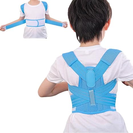Posture Corrector for Kids Back Support Brace Adjustable Back Straightener Spinal Support Comfortable Back Support Belt Children Lumbar Support Back Brace Posture for Shoulder Neck and Back