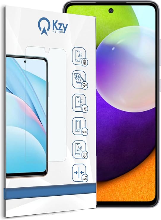 KZY İletişim Samsung Galaxy A52 ile uyumlu Temperli Ekran Koruyucu Kırılmaz Cam
