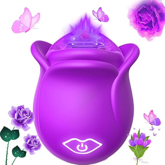 Upgraded Version 2025 Roses Red Flower Toy for Women, Whisper-Quiet & Waterproof Design Adult Tool for Women HL1073