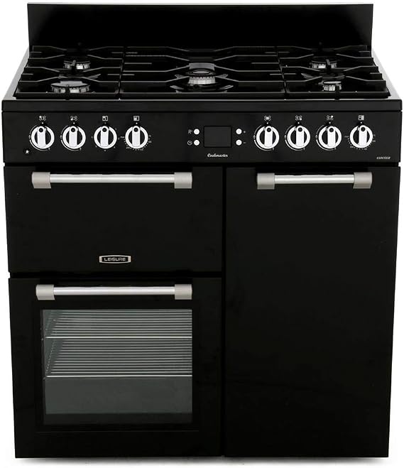 Leisure CK90F232 Black Freestanding 90 Centimeter Duel Fuel Range Cooker [Energy Class A]