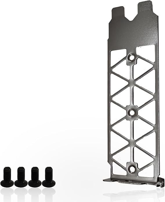 Generic Full Height Bracket Compatible with Nvidia Tesla P40 P100 M60 V100 GPU PK3RJ 820178-001 with 4 Screws
