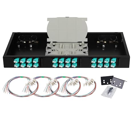 48 Core LC-OM3 Multimode Rack Mount Fiber Enclosure Kit