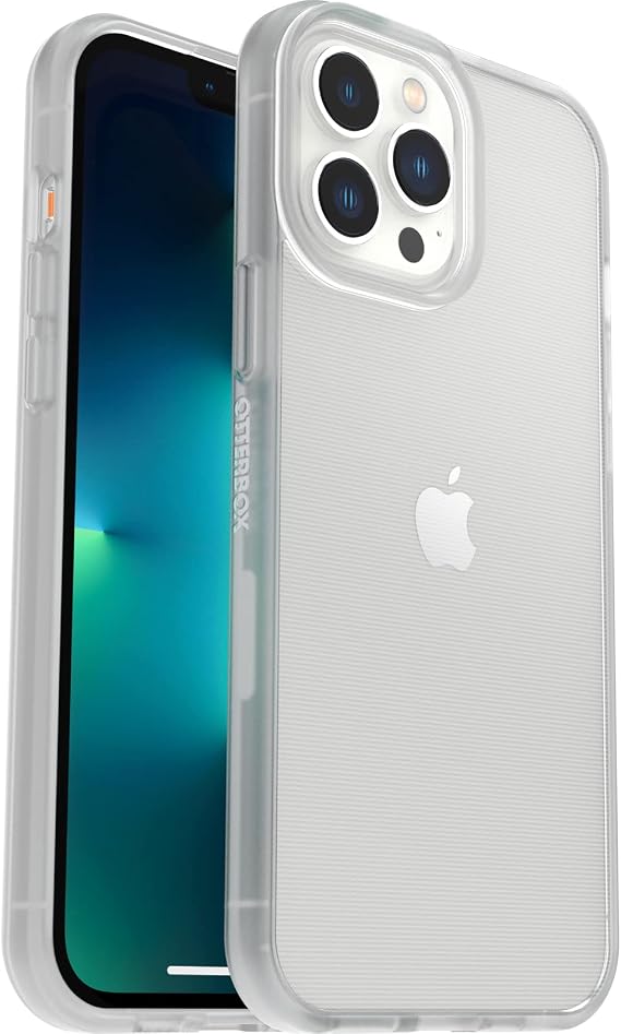 OtterBox iPhone 13 Pro Max & iPhone 12 Pro Max Prefix Series Case - Clear, Ultra-Thin, Pocket-Friendly, Raised Edges Protect Camera & Screen, Wireless Charging Compatible