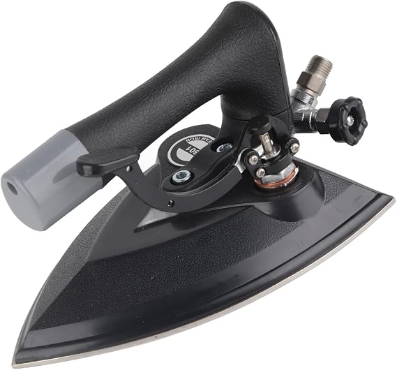Steam Iron for Clothes, Industrial Full Press Textile Iron with 7.9X5.5in Soleplate for Clothing Factory, Washing Plant Boiler Dedicated