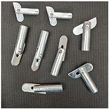 Detachable Scaffolding and Guardrail System Locking Pin, Hinge Pin, Shelf Bracket Welding Fixing Peg Pins, Steel Galvanizing, 8 Pcs